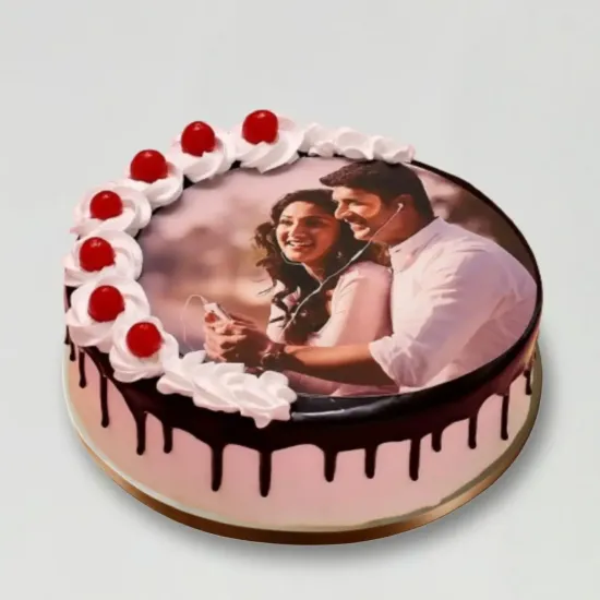 Bond of Love Photo Cake - Blue Heaven