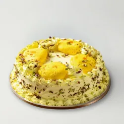 Butterscotch Cake with Rasmalai Butterscotch Cake with Rasmalai