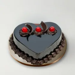 Chocolate Truffle Heart Cake Chocolate Truffle Heart Cake