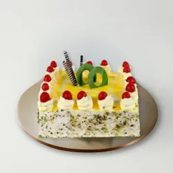 Cream Drop Cherry Pineapple Cake