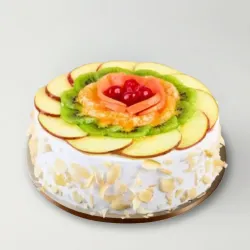 Creamy Vanilla Fruit Cake