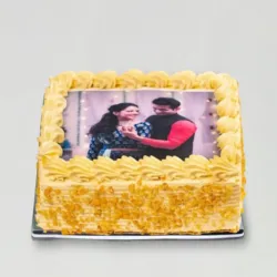 Crunchy Butterscotch Photo Cake Crunchy Butterscotch Photo Cake