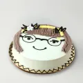 Cute Girl Chocolate Cake