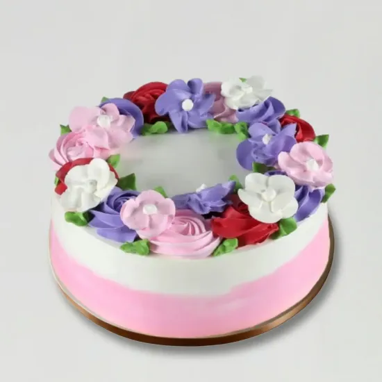 Order Floral Blossom Chocolate Cake Online in Bhopal - Blue Heaven Floral Blossom Chocolate Cake - Blue Heaven