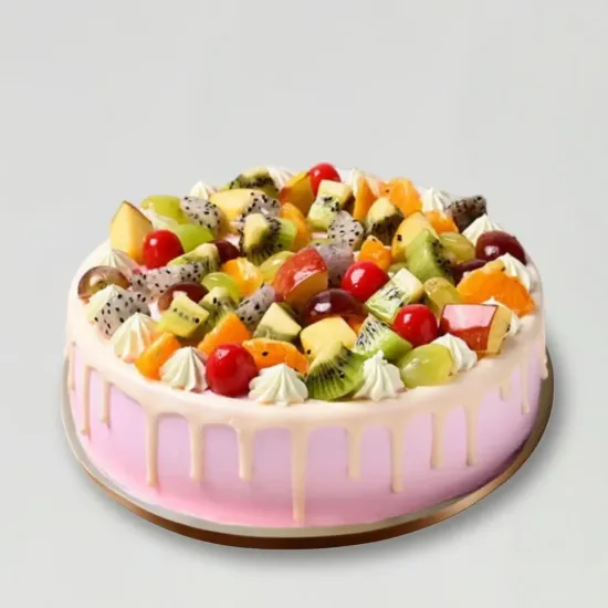 Fresh Mixed Fruit Cake - Blue Heaven