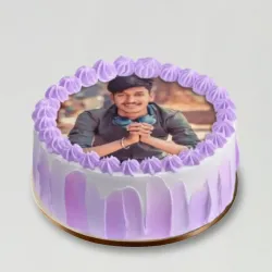 Heavenly Vanilla Photo Cake Heavenly Vanilla Photo Cake