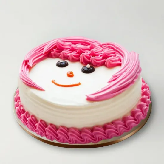 Order Pink pineapple Cream Cake Online in Bhopal - Blue Heaven Pink pineapple Cream Cake - Blue Heaven