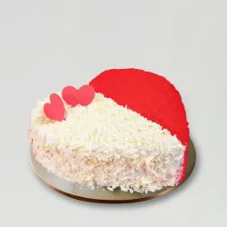 Red Velvet Love Heart Shaped Cake Red Velvet Love Heart Shaped Cake