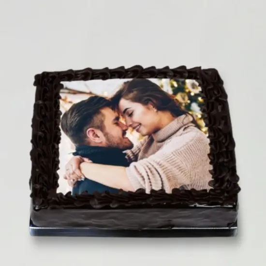 Rich Chocolate Photo Cake