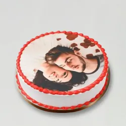 Strawberry Photo Cake