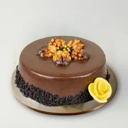 Truffle Walnut Cake
