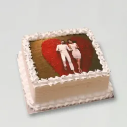 Vanilla Photo Cake Vanilla Photo Cake