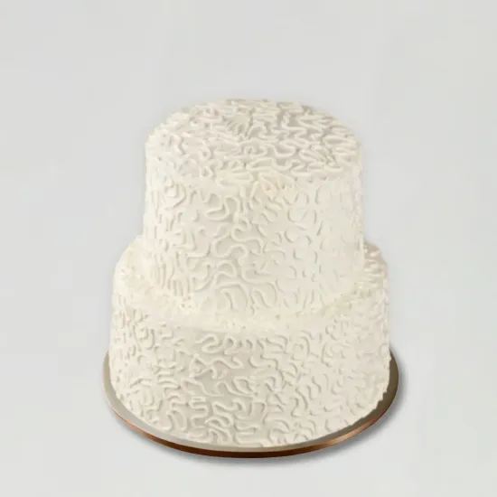 Order White Chocolate Fantasy Wedding Cake Online in Bhopal - Blue Heaven White Chocolate Fantasy Wedding Cake - Blue Heaven