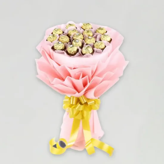 Luxury Ferrero Rocher Bouquet - Blue Heaven