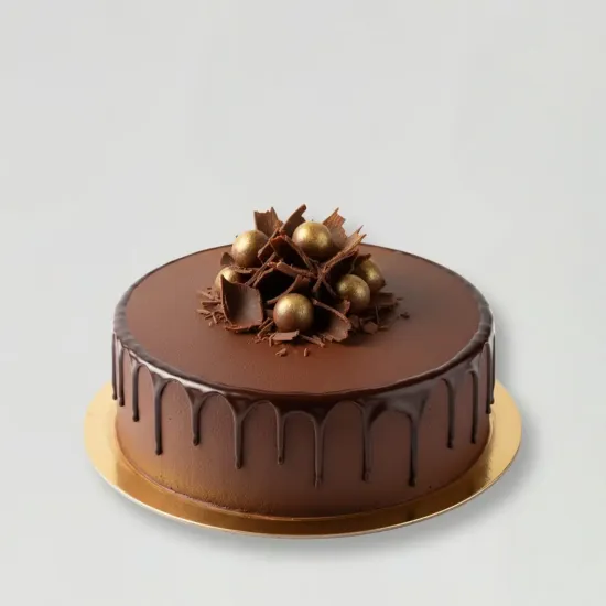 Chocolate Whiskey Flambe Cake - Blue Heaven
