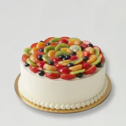 Fruit Tart-Inspired Cake