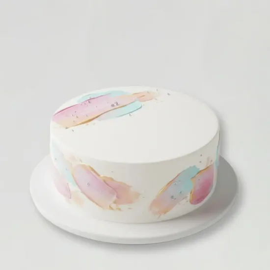 Holographic Iridescent Cake by Blue Heaven