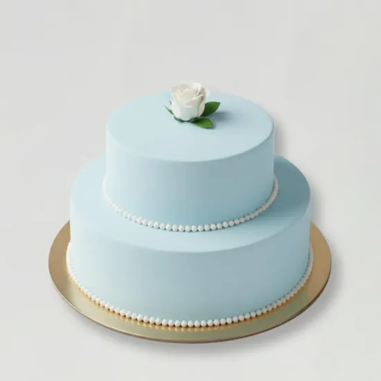 Mini Two-Tier Cake - Blue Heaven