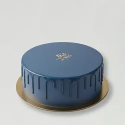 Monochrome Drip Cake