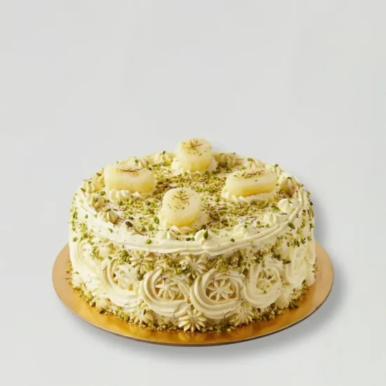 Rasmalai Fusion Cake 4 - Blue Heaven