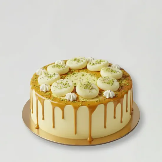 Rasmalai Fusion Cake 5 - Blue Heaven