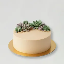 Succulent Cactus Cake