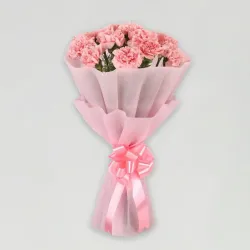 Pretty Pink Carnations Flower Bouquet Pretty Pink Carnations Flower Bouquet