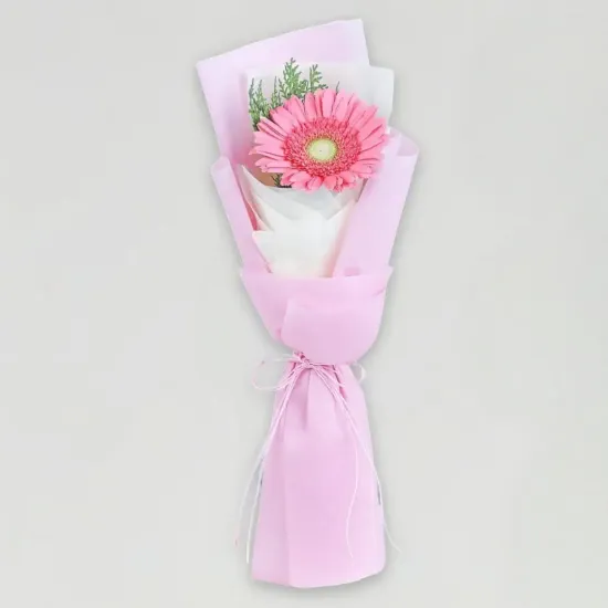 Heartfely Wishes Gerbera Bouquet - Blue Heaven