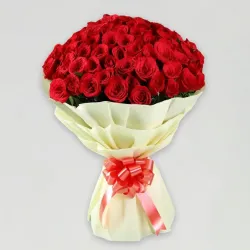 Grand Romance 100 Red Roses Bouquet Grand Romance 100 Red Roses Bouquet