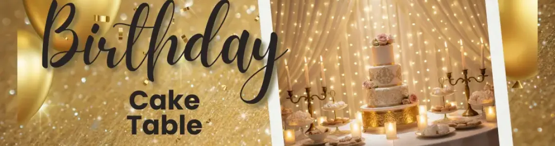 How to Style Your Cake Table for a Birthday Party