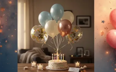 Last-Minute Party Decor: A 5-Minute Cake, Balloon & Candle Setup Guide