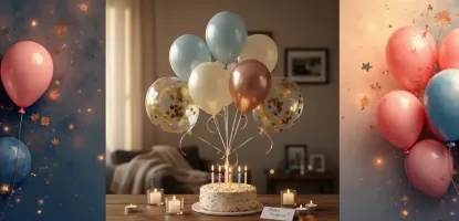 Last-Minute Party Decor: A 5-Minute Cake, Balloon & Candle Setup Guide