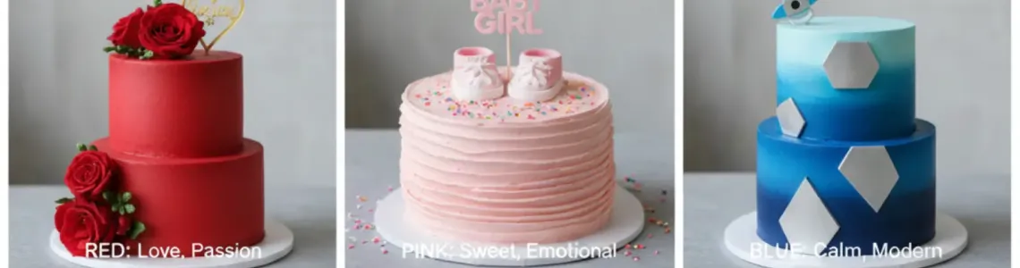 The Power of Colours in Cake Design: How Visuals Create Memories