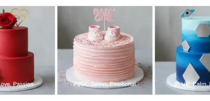 The Power of Colours in Cake Design: How Visuals Create Memories