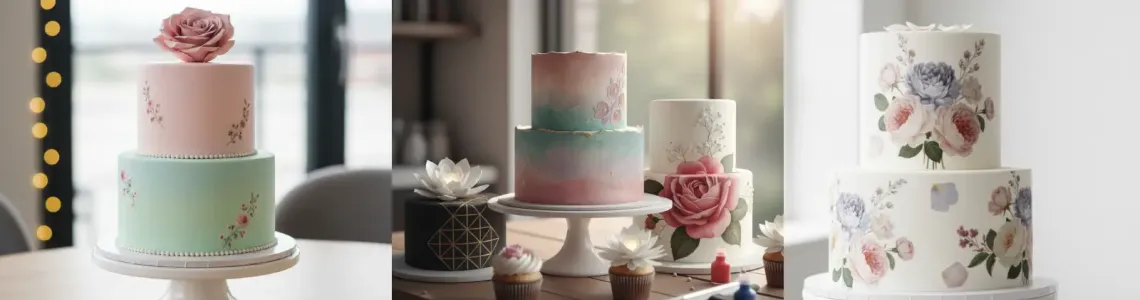 Edible Art: Printed Florals, Watercolor Cakes & Cake Tattoos – The New Era of Aesthetic Cakes