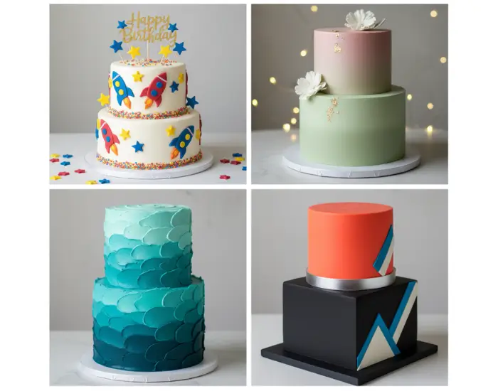 Colourful cake designs for celebrations by Blue Heaven