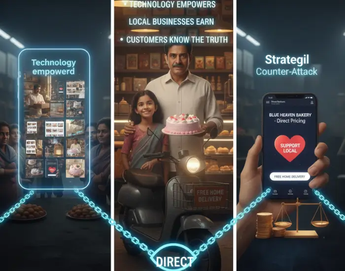 Local bakery using technology to connect directly with customers and earn fairly without middlemen