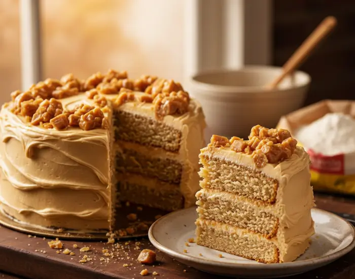 How to make eggless butterscotch cake at home – bakery style recipe by Blue Heaven, Bhopal